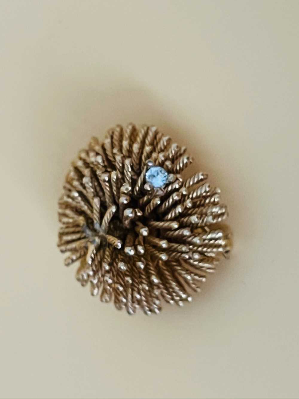 Boucher 1950s Vintage Designer Exotic Diamante Sea Anemone Pin